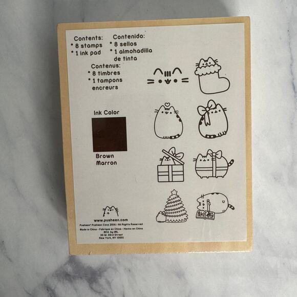 Pusheen Box Exclusive Brand New Pusheen Holiday Stamp Set - Picture 2 of 2